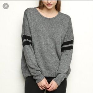 Varsity striped sweater